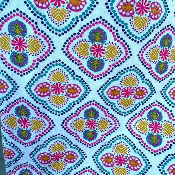 Boden size 8 Petite Geometric Print Lightweight Cotton Mini Skirt w/ POCKETS! - Picture 8 of 10